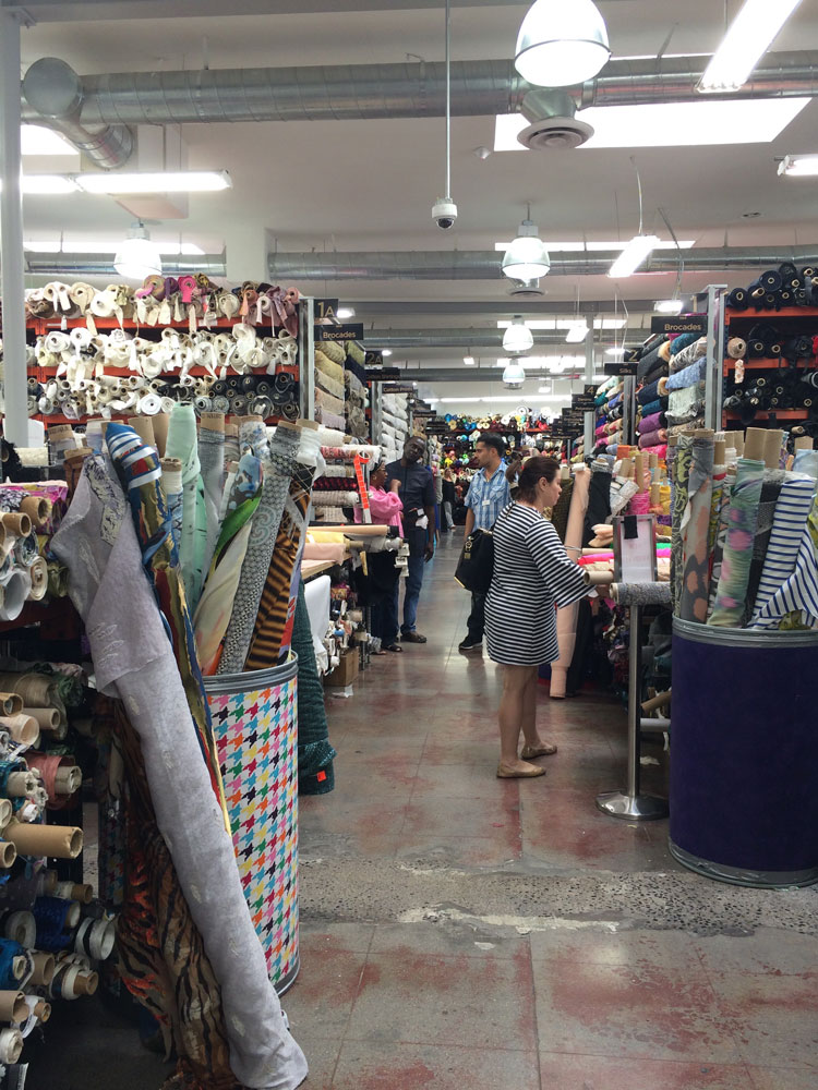 Fabric Shopping in Los Angeles