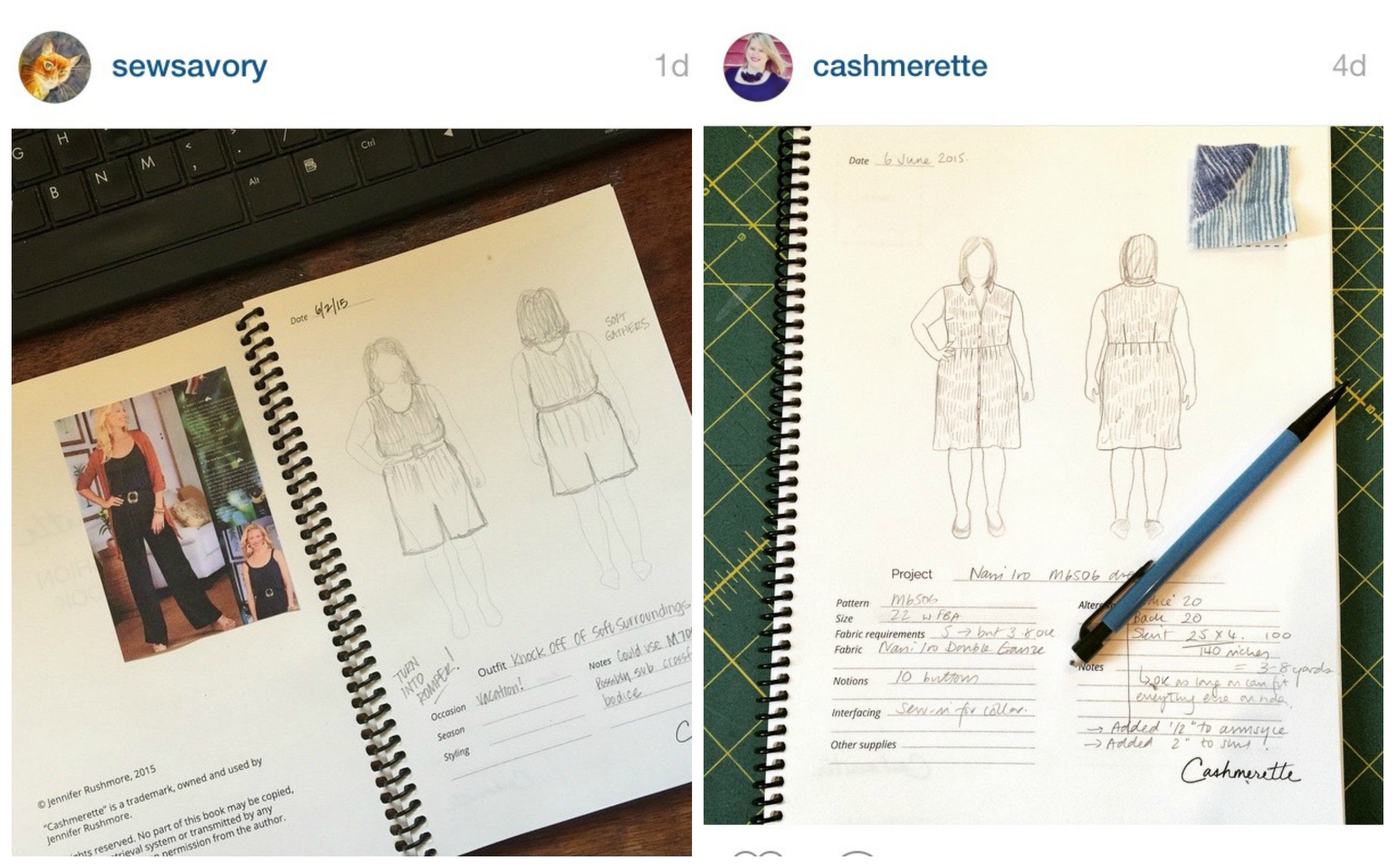 Cashmerette Curvy Sketchbook 