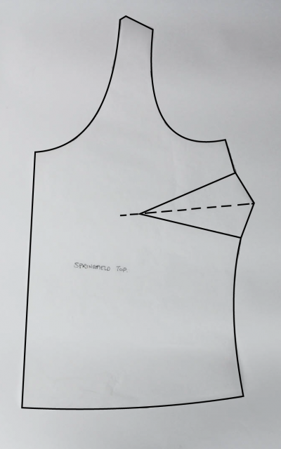 How to change the height of a bust dart | Cashmerette