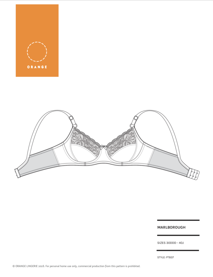 Larger Size Bra Sewing Pattern - Do It Yourself For Free