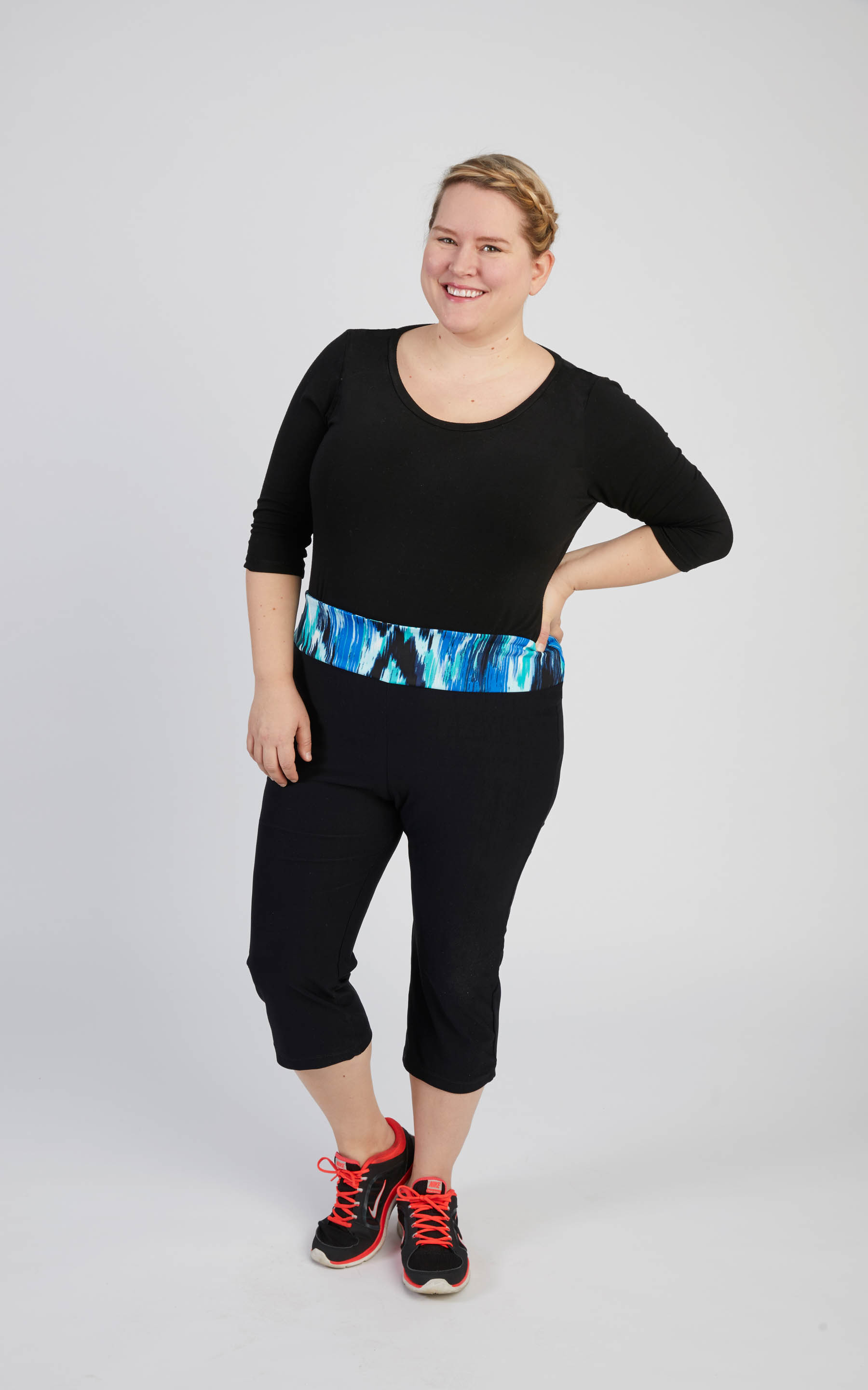 Belmont Yoga Pants plus size activewear sewing pattern