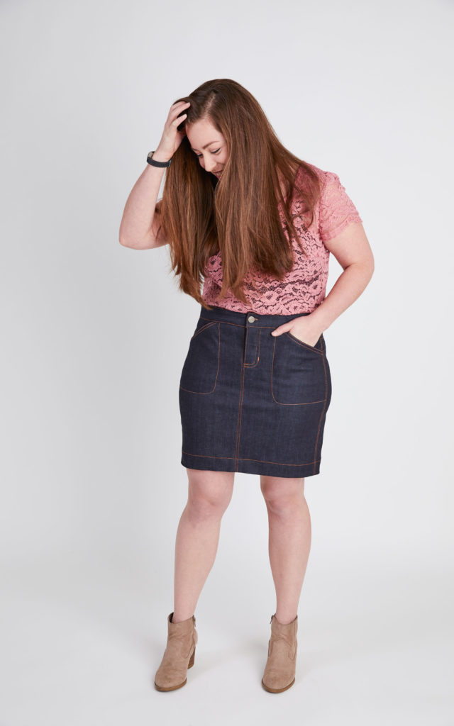 The Cashmerette Ellis Skirt: a curvy & plus size skirt sewing pattern
