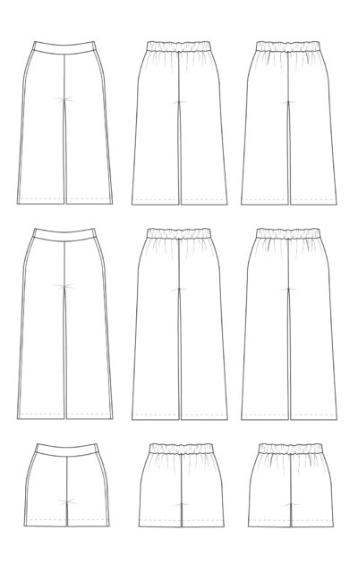 Introducing the Calder Pants & Shorts, Plus Size Trouser Pattern ...