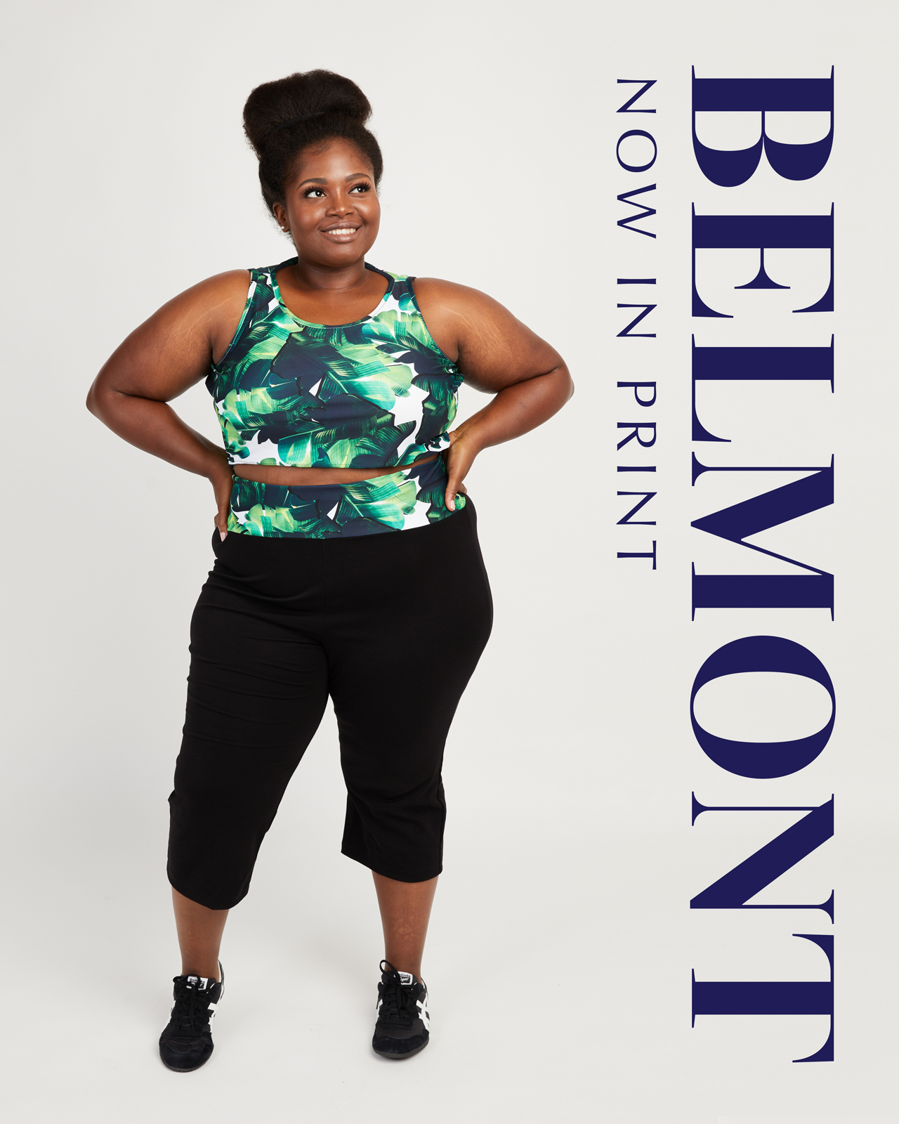Belmont Leggings, now in print! Plus activewear collection in