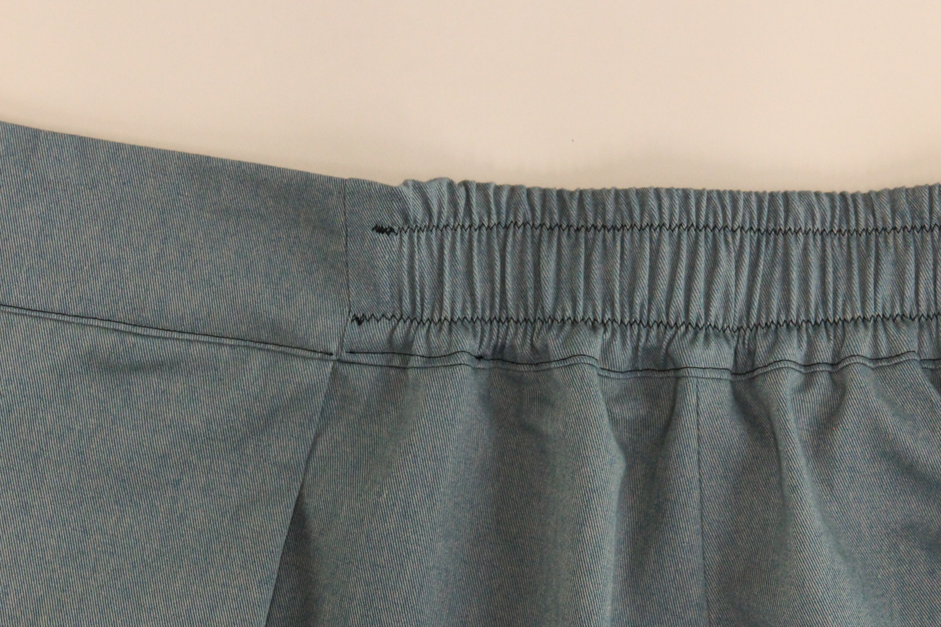 Calder Pants & Shorts Sewalong Day 3: Attach Waistband & Sew Hem