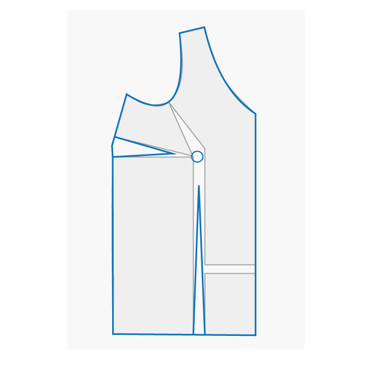 How to do a Full Bust Adjustment on a Dartless Shirt