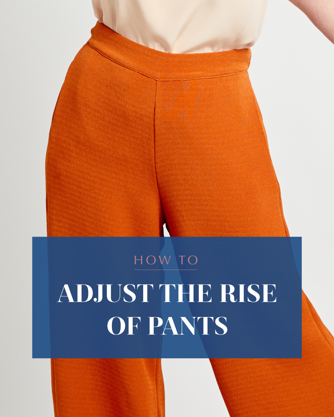Altering loose pants into one that fits - SewGuide