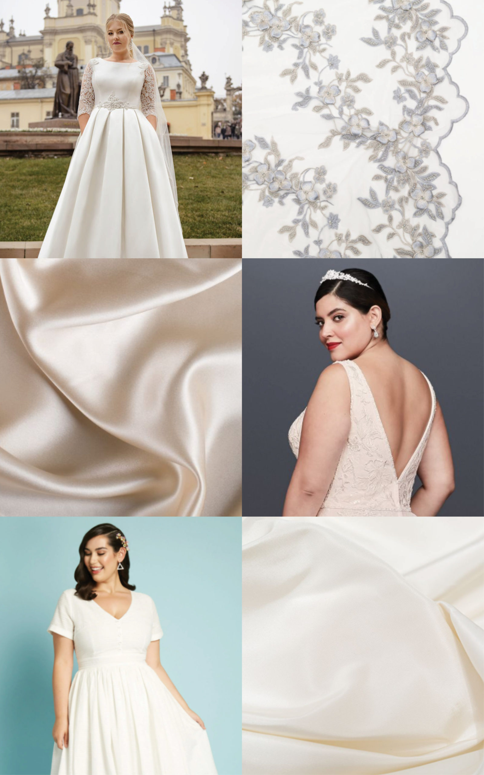 A Complete Guide to Wedding Dress Fabrics and Materials