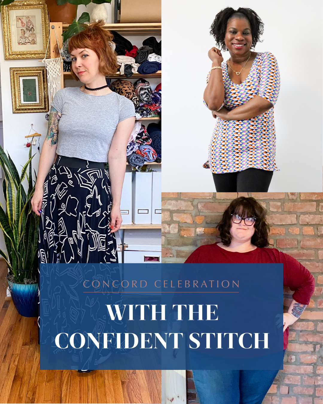Concord celebration with the Confident Stitch