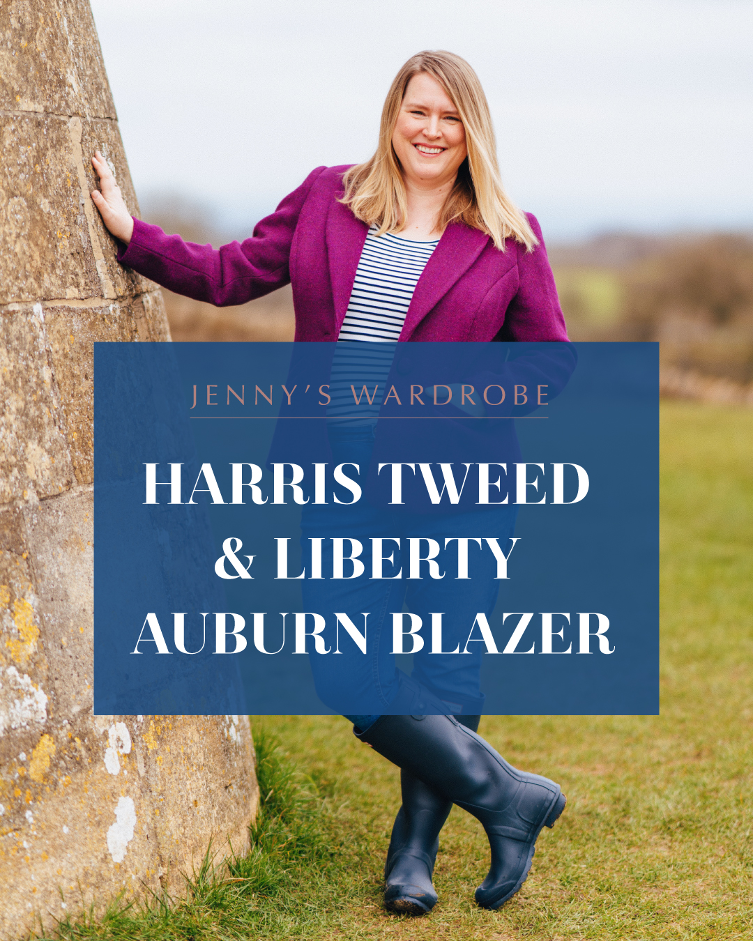 Jenny's wardrobe: harris tweed & liberty auburn blazer