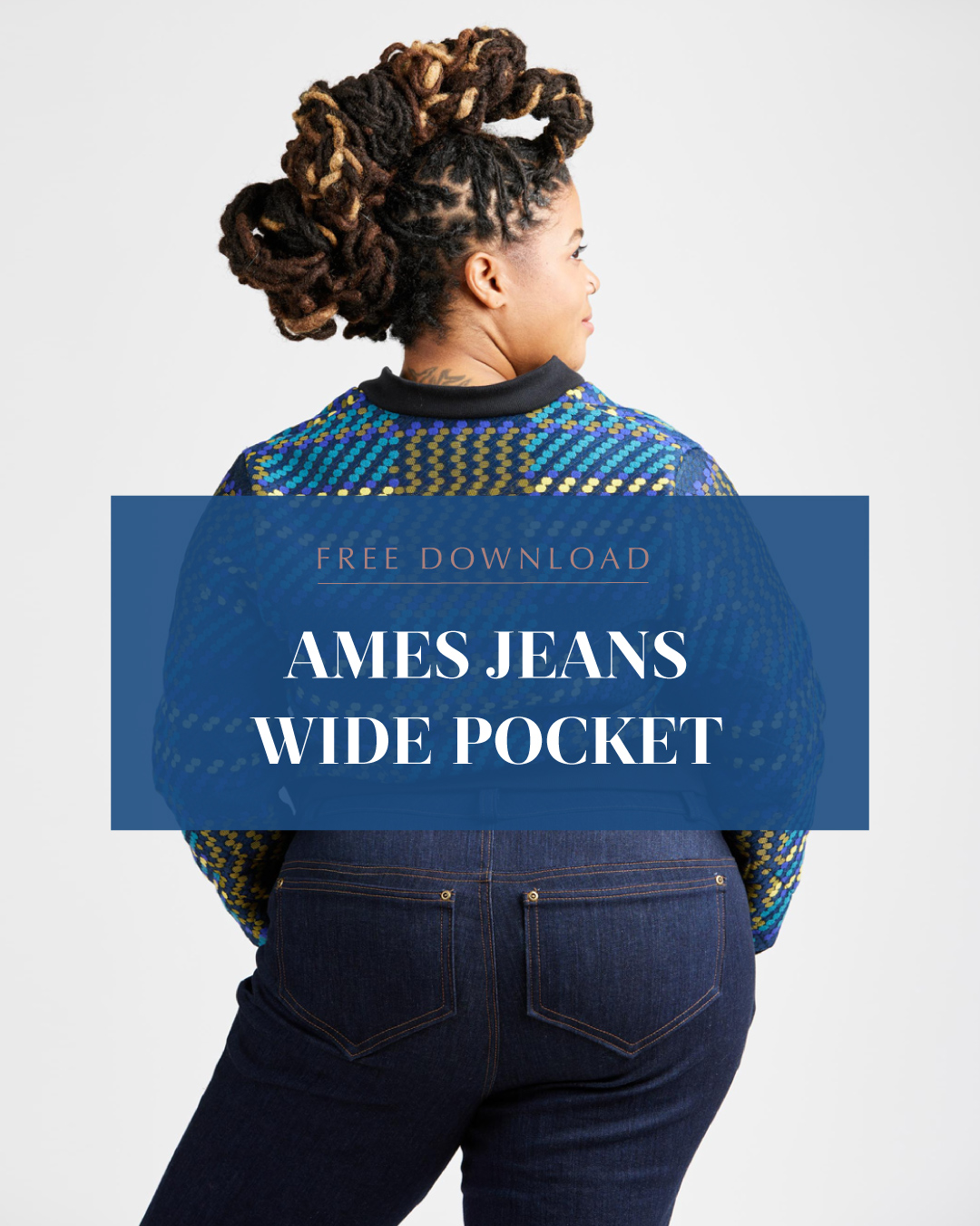 Free download: a new wide pocket for the Ames Jeans! | Cashmerette