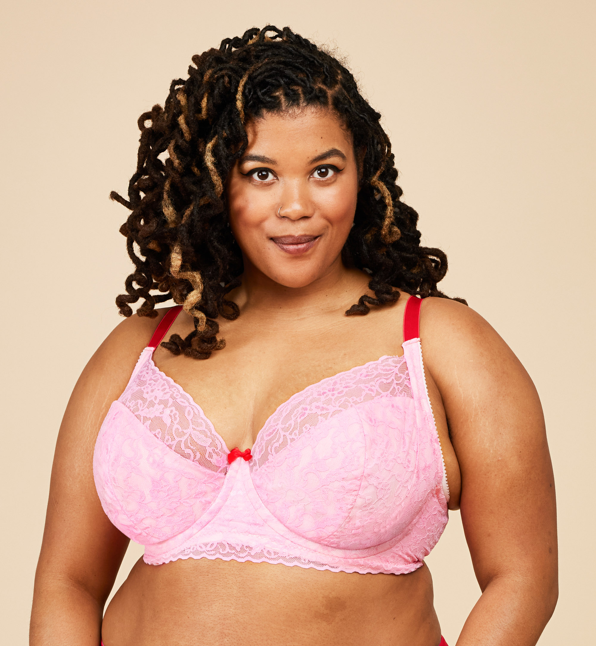 Lace up bra pattern plus size, Bridget, Sizes 29-33