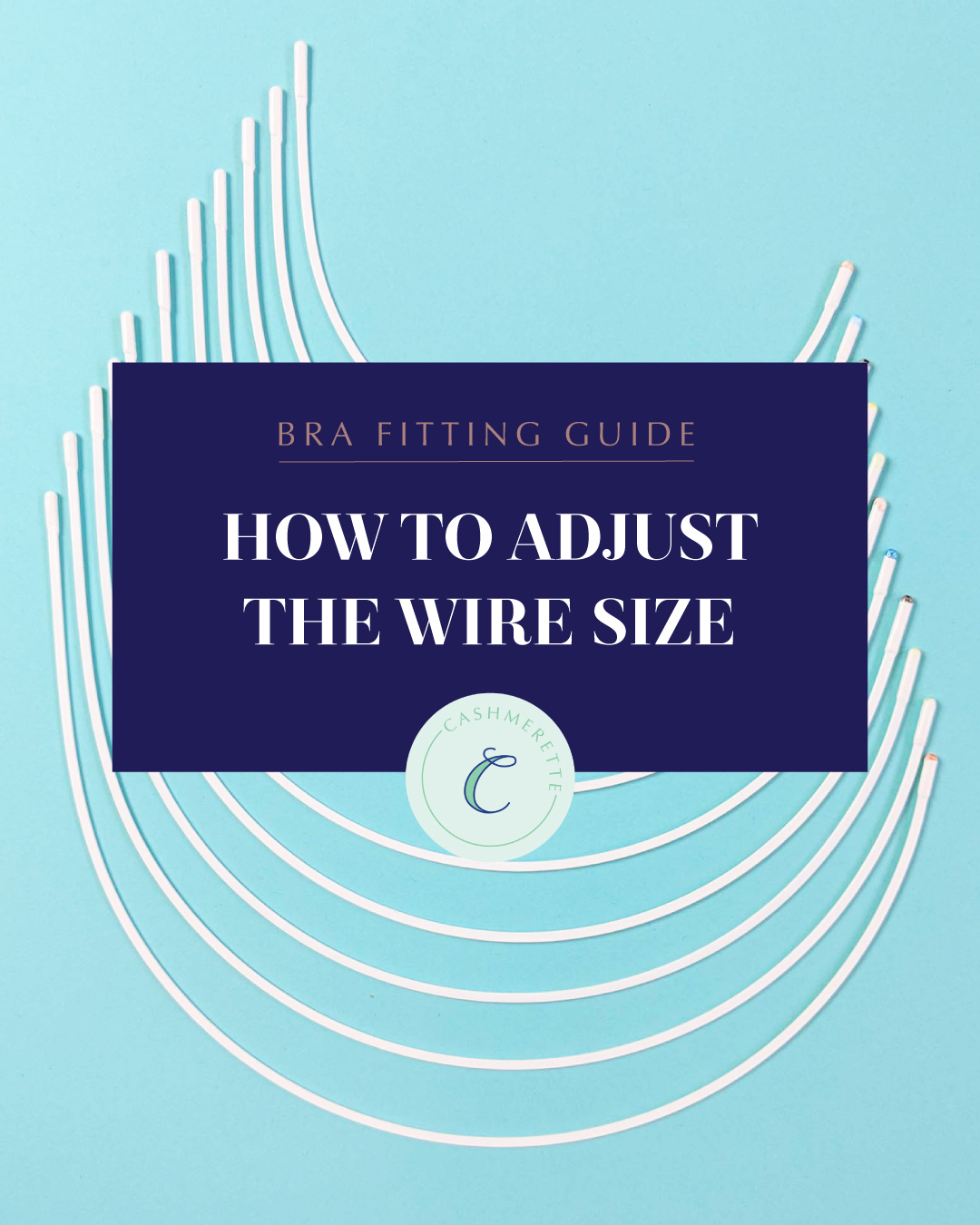 Tutorial: tightening a bra band without distorting the fit of the  underwires