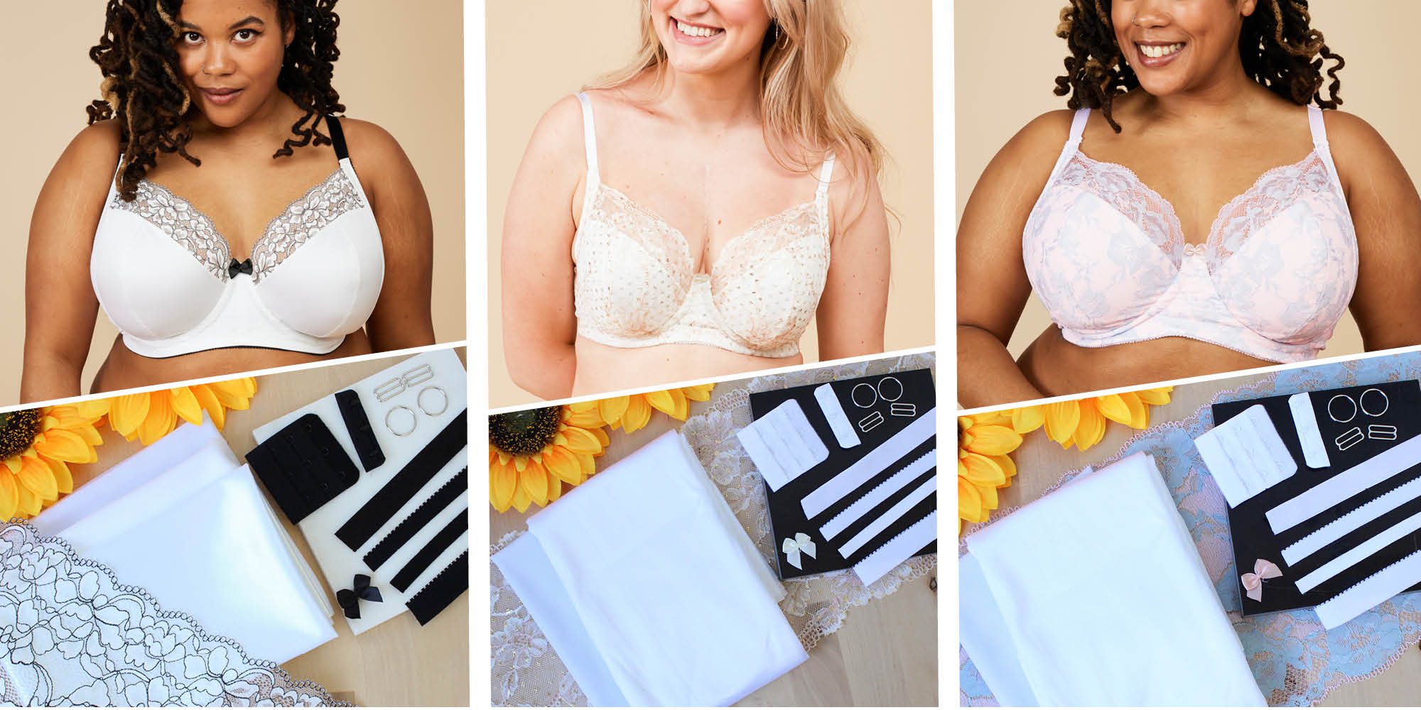 Sew your dream Willowdale with dozens of bra kit options!