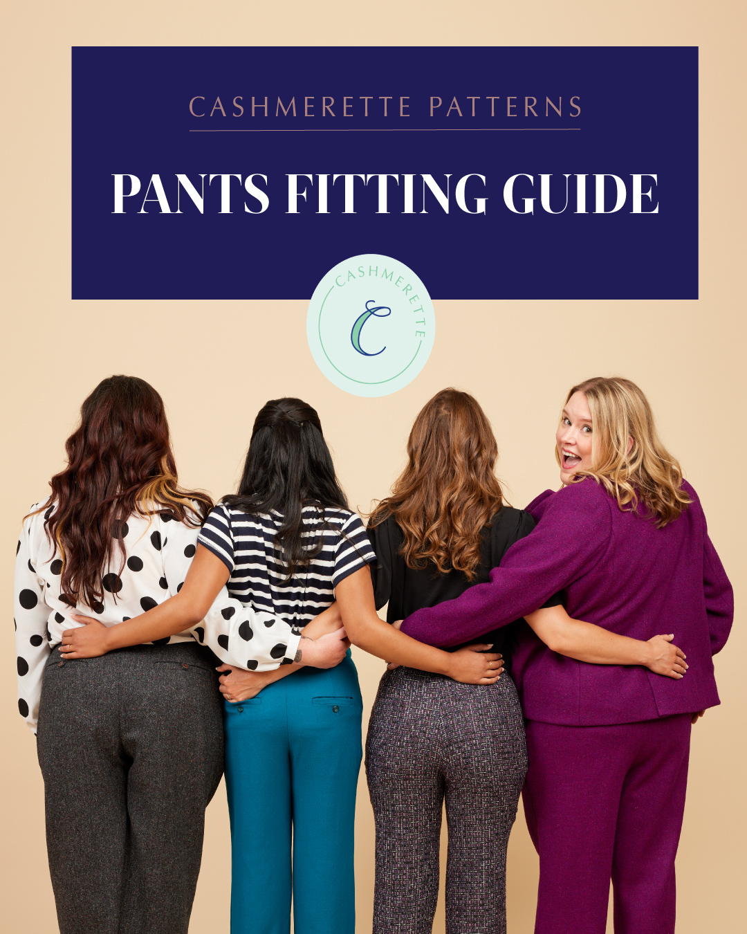 How to sew pants that fit: a pants fitting guide for the Meriam Trousers